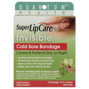 Quantum Super LipCare+ Invisible Cold Sore Bandage - 12 ct