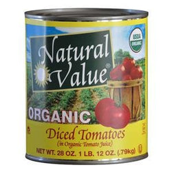 Natural Value Tomatoes, Diced, Organic - 28 ozs.