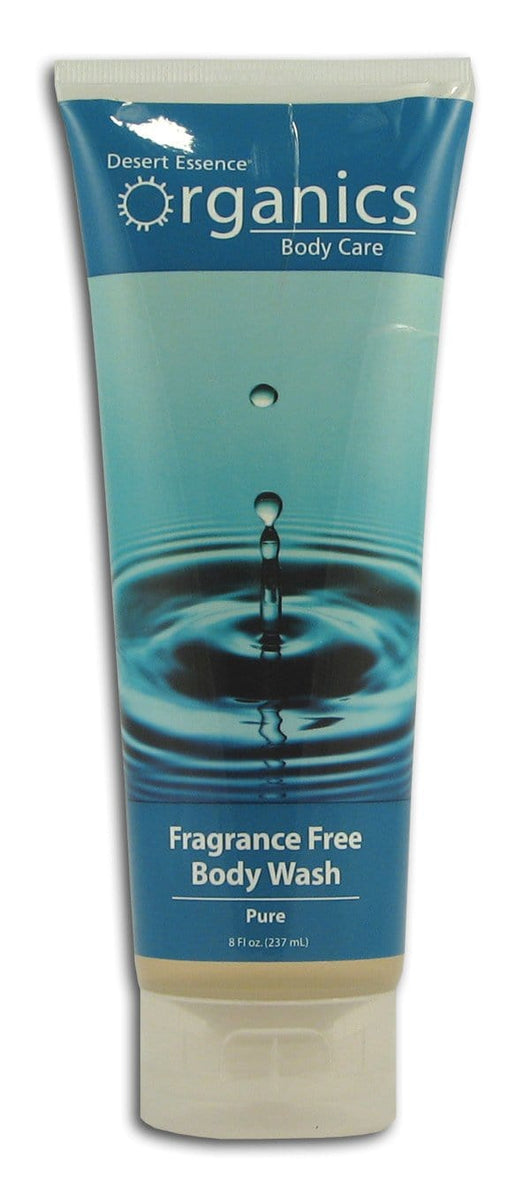 Desert Essence Fragrance Free Body Wash Organic - 8 ozs.