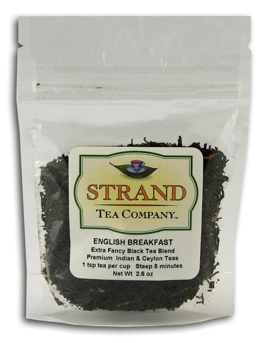 Strand Tea English Breakfast Tea. Fancy Organic - 4 ozs.