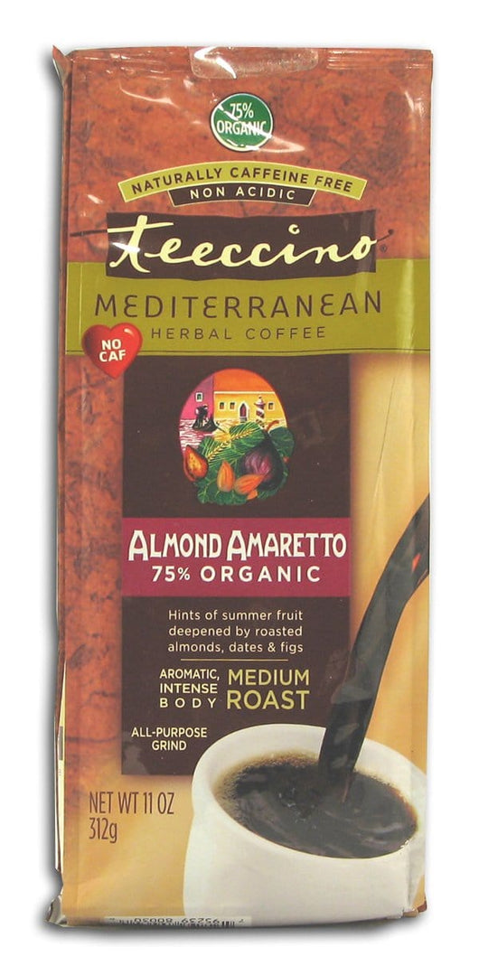 Teeccino Almond Amaretto Herbal Coffee - 11 ozs.