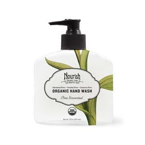 Nourish Hand Wash, Unscented, Organic - 12 x 7 ozs.