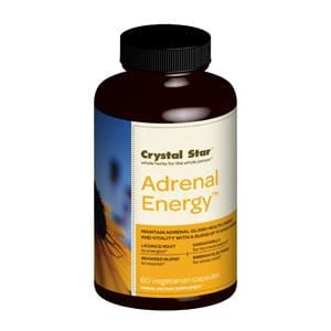 Crystal Star Adrenal Energy - 60 Veg Caps