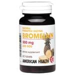 American Health Enzymes Natural Pineapple Bromelain 500 mg 60 caps