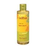 Alba Botanica Hawaiian Spa Kukui Nut Organic Massage Oil 8.5 fl oz