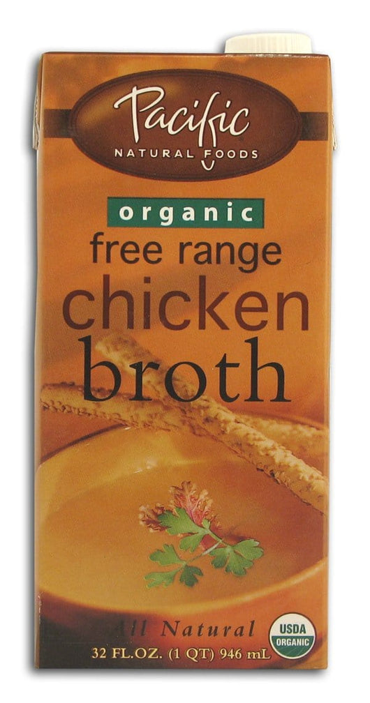 Pacific Foods Chicken Broth Organic - 12 x 32 ozs.