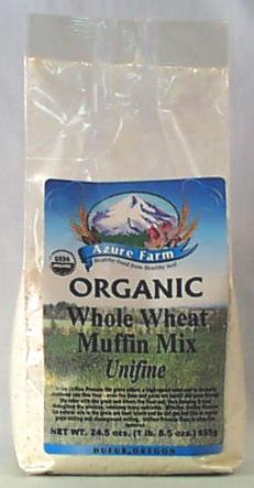 Azure Farm Muffin Mix Whole Wheat Organic - 24.5 ozs.
