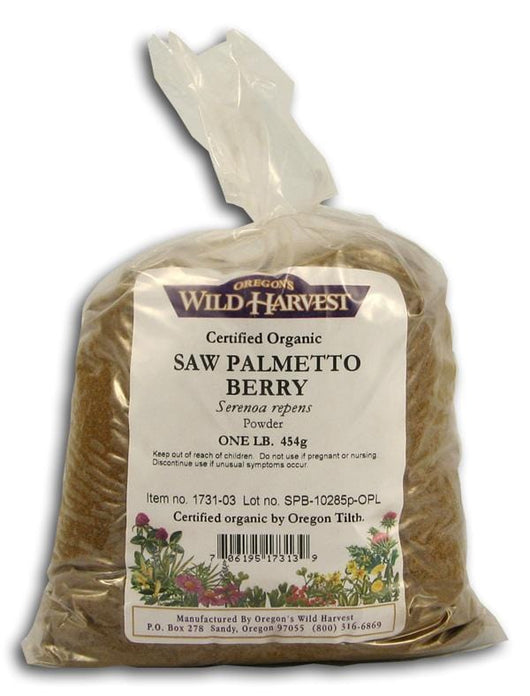 Oregon's Wild Harvest Saw Palmetto Powder Organic - 1 lb.