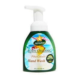 Nature's Paradise Organics Hand Wash, Pina Colada, Organic - 8 ozs.