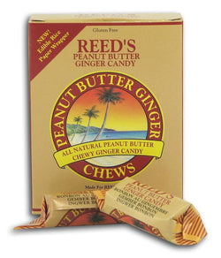 Reed's Peanut Butter Ginger Candy Chews - 3 x 2 ozs.