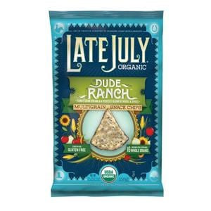Late July Multigrain Snack Chips, Dude Ranch, Organic - 12 x 5.5 ozs.