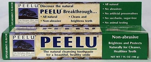 Peelu Toothpaste Spearmint Fluoride Free - 7 ozs.