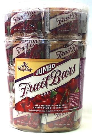 Betty Lou's Wheat Free Cherry Bars - Jar of 35