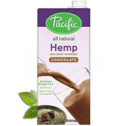 Pacific Foods Hemp Milk, Chocolate, All Natural - 12 x 32 oz