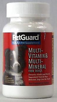 PetGuard Multi Vitamin / Mineral Supplement for Dogs - 12 x 50 ct.