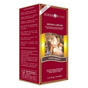 Surya Brasil Hair Color, Henna Cream, Dark Brown - 2.31 floz