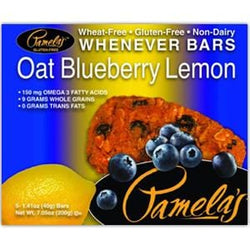 Pamela's Whenever Bars, Oat Blueberry Lemon - 6 x 7.05 ozs.