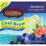 Celestial Seasonings Cool Brew Teas Blueberry 40 tea bags