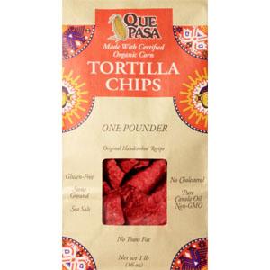 Que Pasa Red Tortilla Chips - 12 x 1 lb.