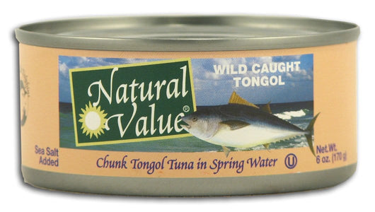Natural Value Tongol Tuna Salted - 6 ozs.