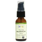 Aura Cacia Macadamia Skin Care Oil Organic 1 oz. bottle